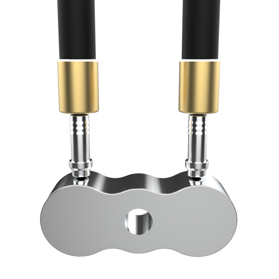 Compressor Custom Manifold Kit Barb GM & Ford  A/6 R/4 HR6 & most Single Bolt Applications