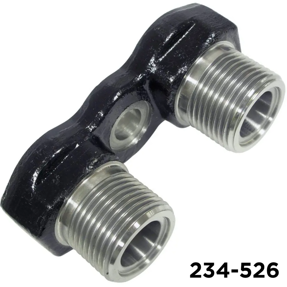 Compressor Manifold Sanden/Seltec TM Pad Mount Tube-O 1-14 Horizo