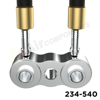 Compressor Custom Manifold Kit Barb GM & Ford  A/6 R/4 HR6 & most Single Bolt Applications