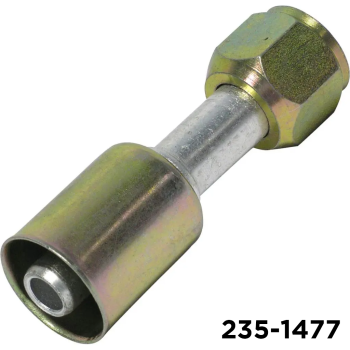 Beadlock Fitting Straight #8 Female Flare x #6 Hose