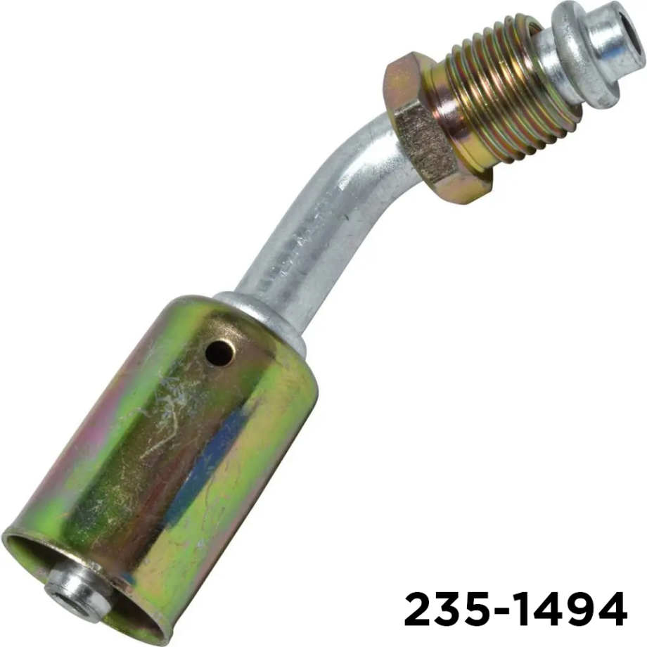 Beadlock Fitting 45 Degree #6 Male Oring x #6 Hose