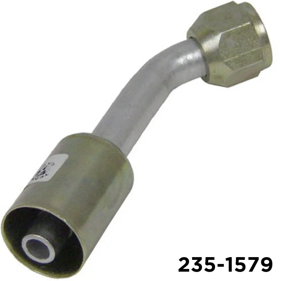 Beadlock Fitting 45 Degree #8 Female Oring x #10 Hose