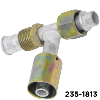 Beadlock Fitting Tee #10 Male Insert Oring x #10 Female Oring x #10 Hose