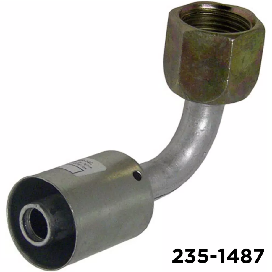 Beadlock Fitting 90 Degree #12 Female Flare x #12 Hose