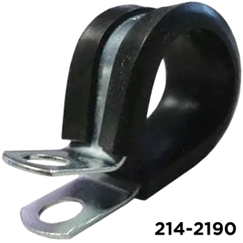 AC Clamp Hose Mount Rubber Covered Clamp #6 Hose