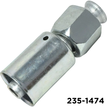 Beadlock Fitting Straight # 8 Female Flare x #8 Hose