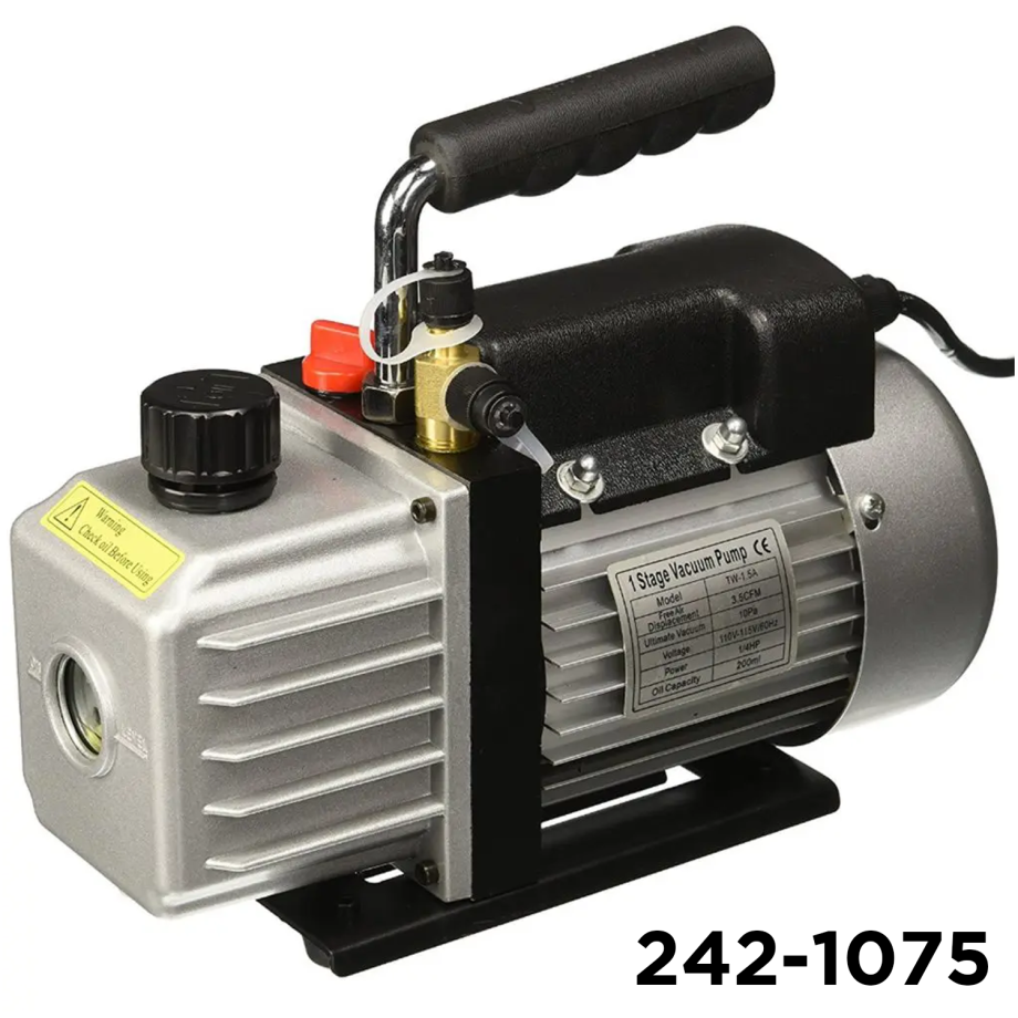 Vacuum Pump 2.5 CFM Single Stage