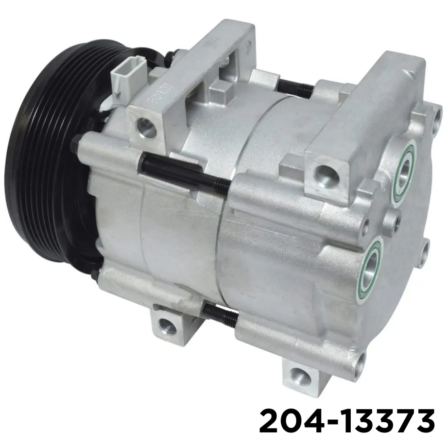 NEW AFTERMARKET FS10 A/C COMPRESSOR WITH 6 POLY CLUTCH 12V