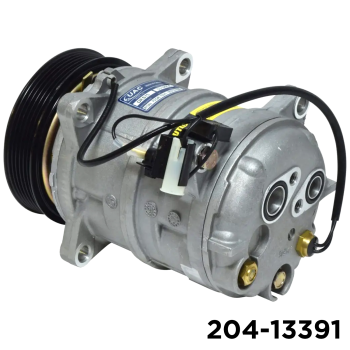NEW AFTERMARKET DKS15CH A/C COMPRESSOR WITH 6 POLY CLUTCH 12V