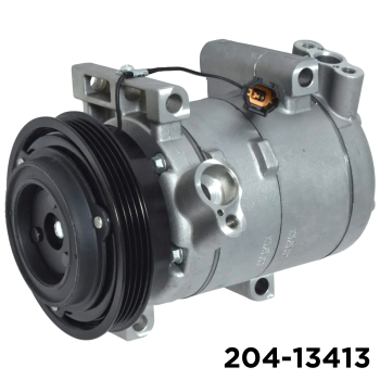 NEW AFTERMARKET DKV14C A/C COMPRESSOR WITH 4 POLY CLUTCH 12V