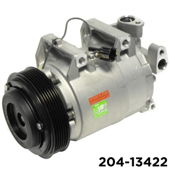 NEW OEM DKS17D A/C COMPRESSOR WITH 6 POLY CLUTCH 12V