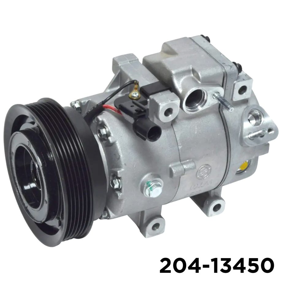 NEW AFTERMARKET VS16M A/C COMPRESSOR WITH 6 POLY CLUTCH 12V