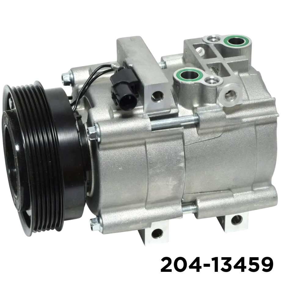 NEW AFTERMARKET HS18 A/C COMPRESSOR WITH 6 POLY CLUTCH 12V