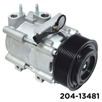 NEW AFTERMARKET FS18 A/C COMPRESSOR WITH 10 POLY CLUTCH 12V
