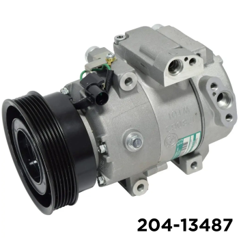 NEW AFTERMARKET DV13 A/C COMPRESSOR WITH 6 POLY CLUTCH 12V