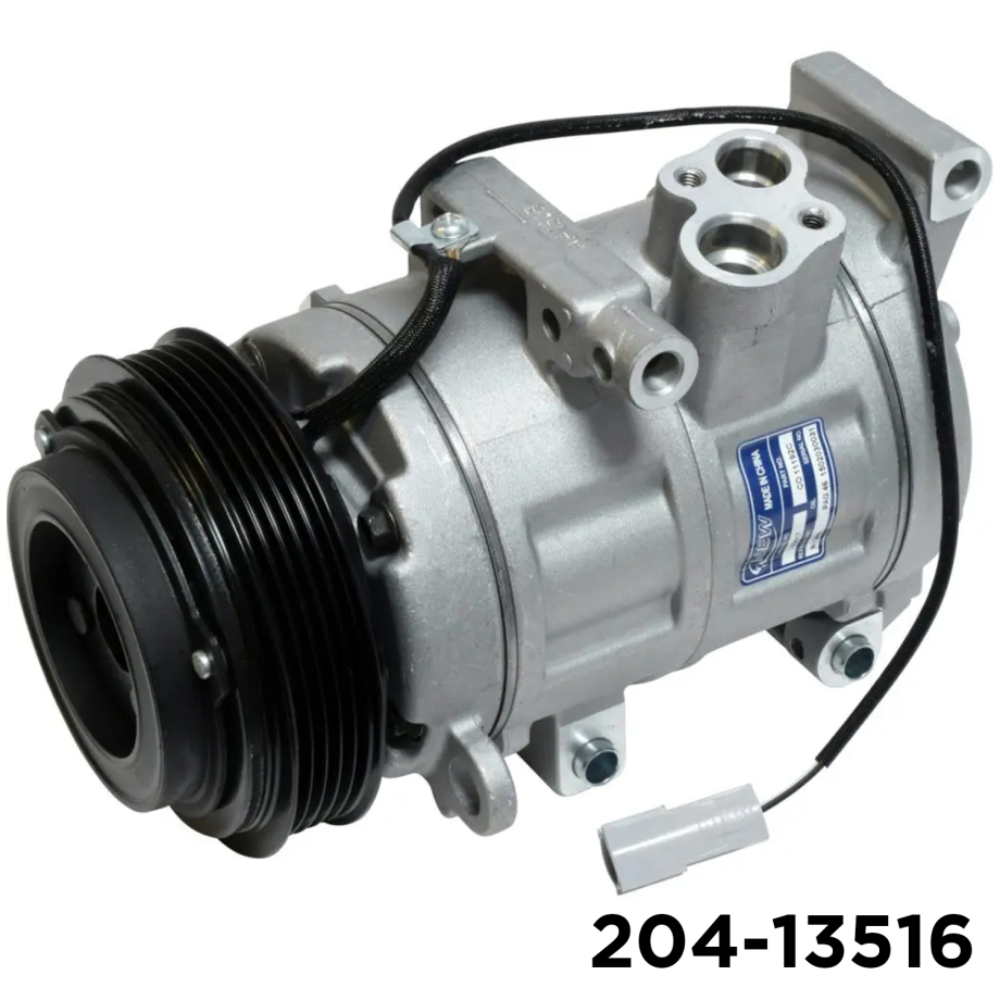 NEW AFTERMARKET HS18 A/C COMPRESSOR WITH 5 POLY CLUTCH 12V