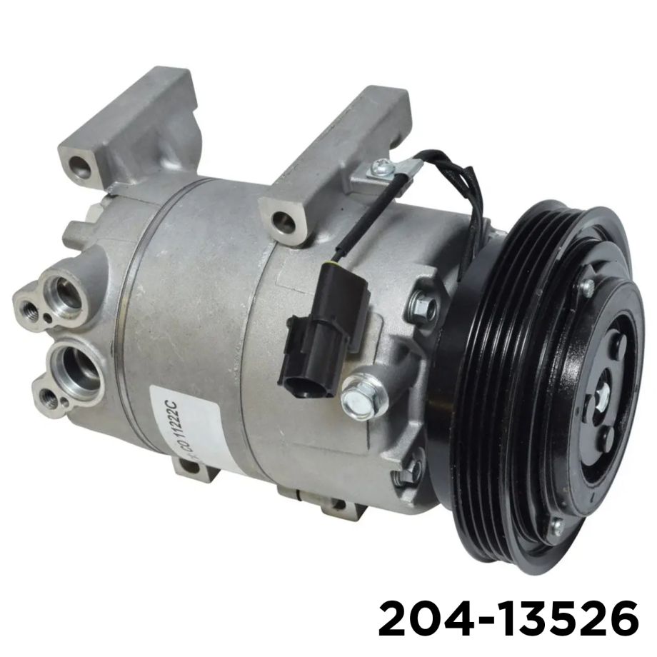 NEW AFTERMARKET VS12M A/C COMPRESSOR WITH 4 POLY CLUTCH 12V
