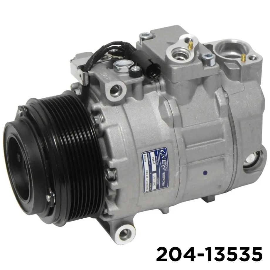 NEW AFTERMARKET 7SBU16C A/C COMPRESSOR WITH 8 POLY CLUTCH 12V