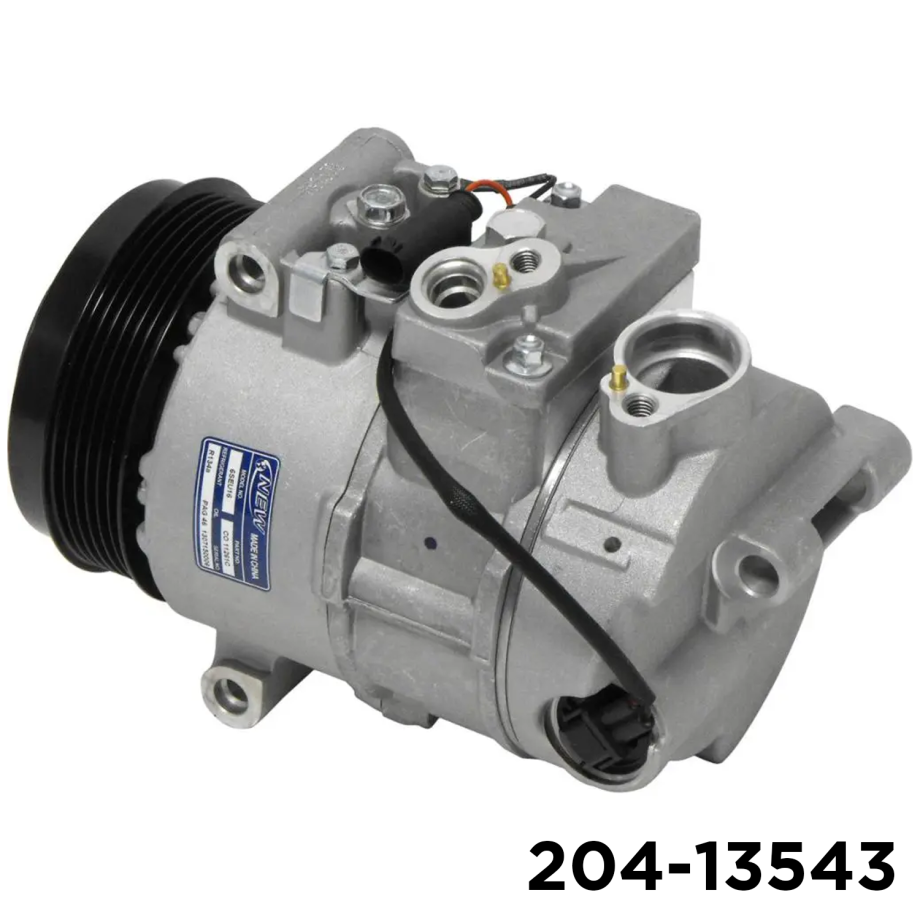 NEW AFTERMARKET 6SEU16C A/C COMPRESSOR WITH 6 POLY CLUTCH 12V
