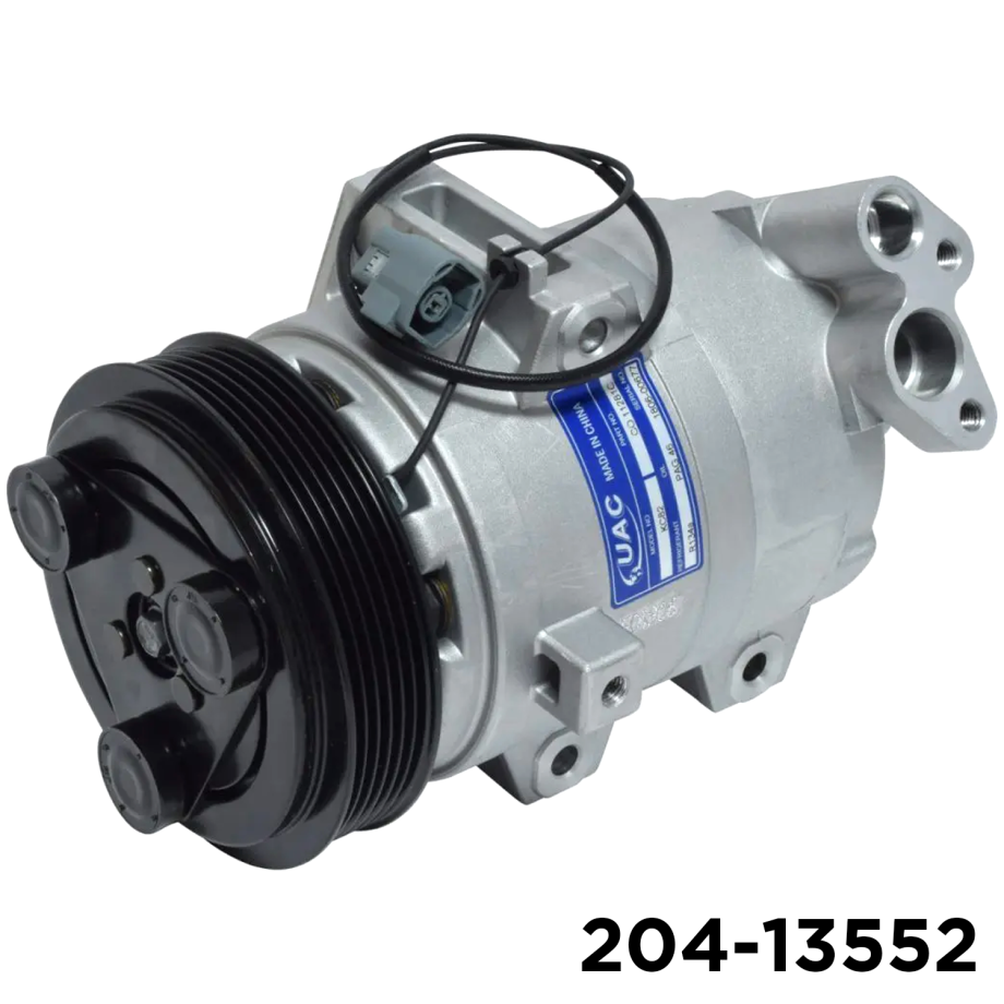 NEW AFTERMARKET DKS17D A/C COMPRESSOR WITH 6 POLY CLUTCH 12V