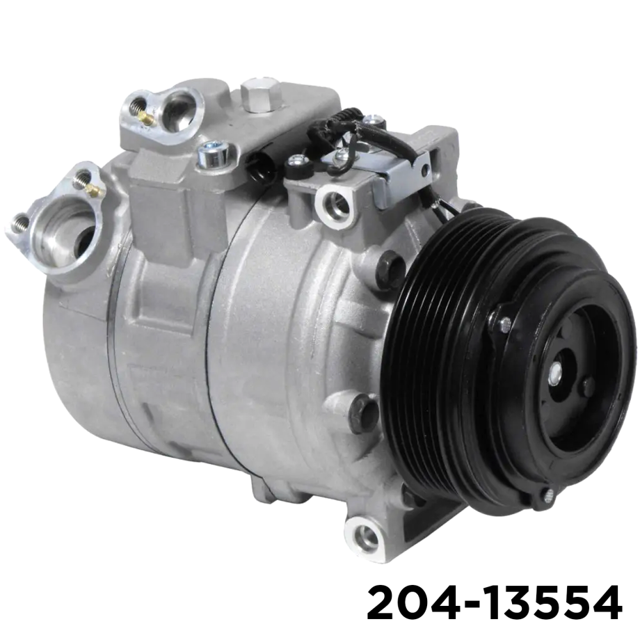 NEW AFTERMARKET 7SBU16C A/C COMPRESSOR WITH 6 POLY CLUTCH 12V