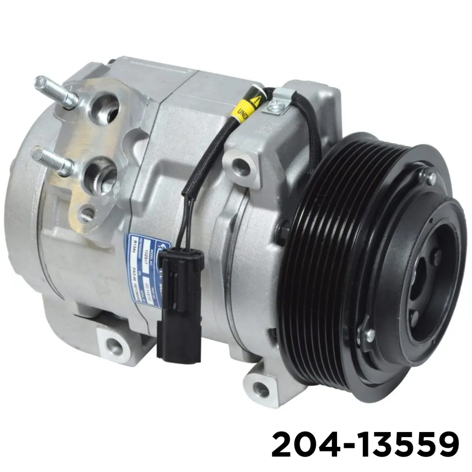 NEW AFTERMARKET 10S17C A/C COMPRESSOR WITH 8 POLY CLUTCH 12V