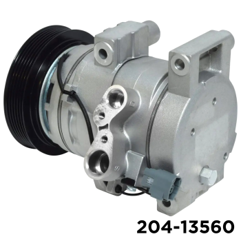 NEW AFTERMARKET DKS17DS A/C COMPRESSOR WITH 6 POLY CLUTCH 12V