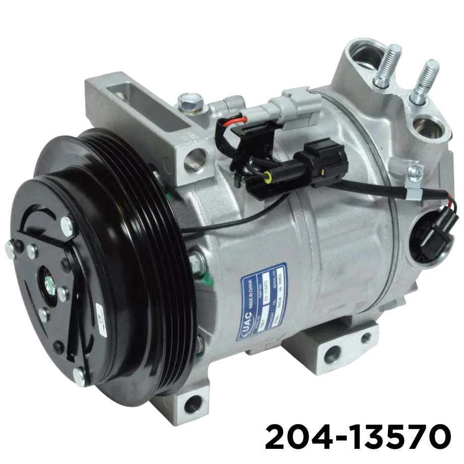 NEW AFTERMARKET DCS17EC A/C COMPRESSOR WITH 4 POLY CLUTCH 12V