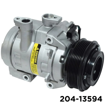 NEW AFTERMARKET DKS20DT A/C COMPRESSOR WITH 6 POLY CLUTCH 12V