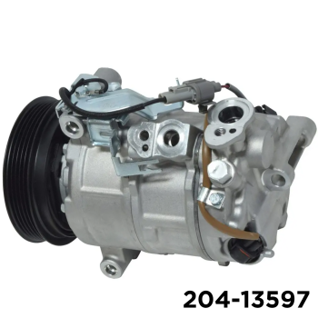NEW AFTERMARKET 6SAS14C A/C COMPRESSOR WITH 5 POLY CLUTCH 12V
