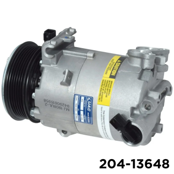 NEW AFTERMARKET VS16 A/C COMPRESSOR WITH 6 POLY CLUTCH 12V