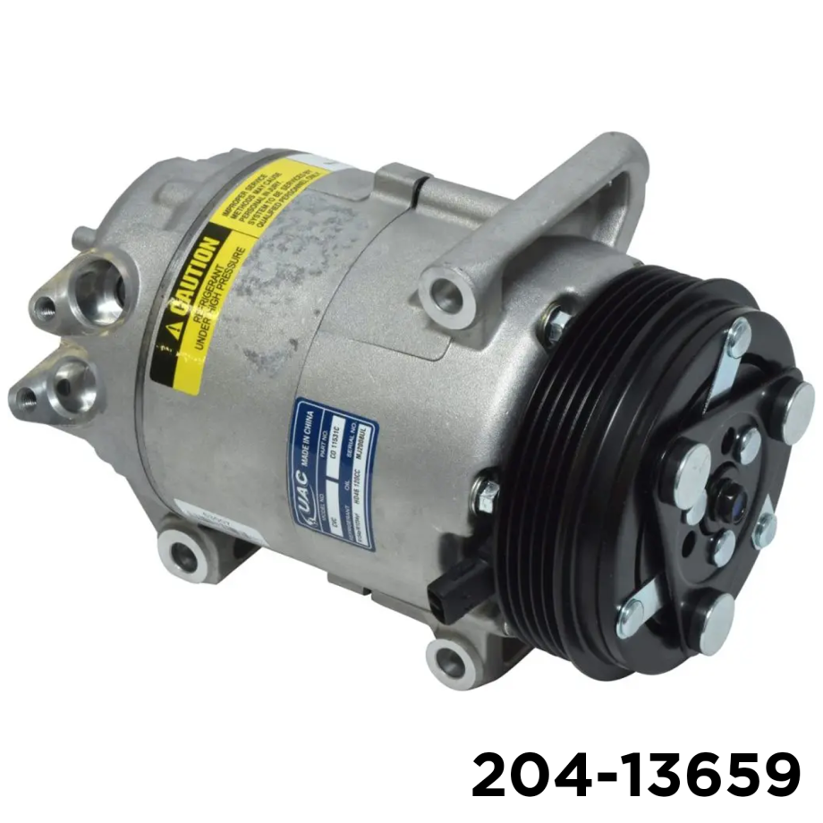NEW AFTERMARKET CVC A/C COMPRESSOR WITH 5 POLY CLUTCH 12V