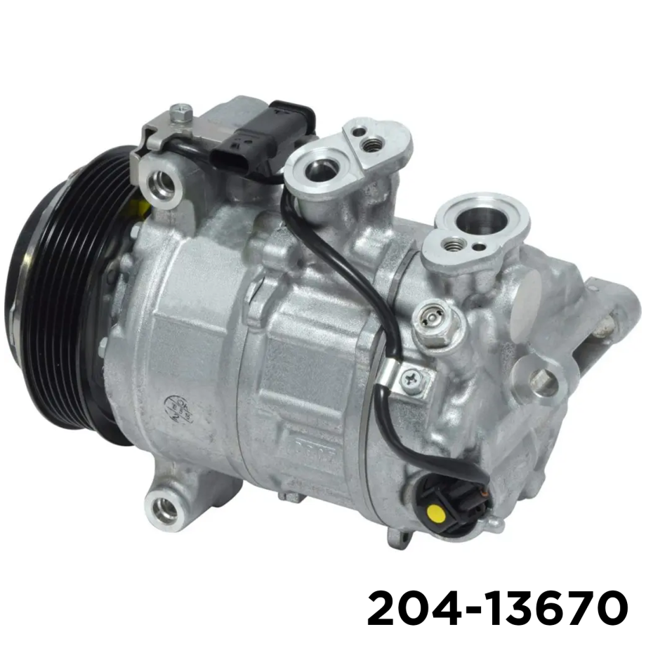 NEW AFTERMARKET 6SAS14C A/C COMPRESSOR WITH 6 POLY CLUTCH 12V
