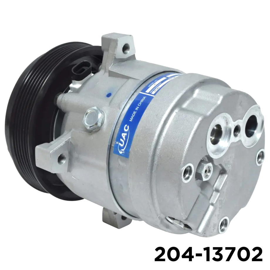 NEW AFTERMARKET V5 A/C COMPRESSOR WITH 6 POLY CLUTCH 12V