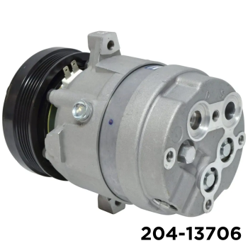 NEW AFTERMARKET V5 A/C COMPRESSOR WITH 5 POLY CLUTCH 12V