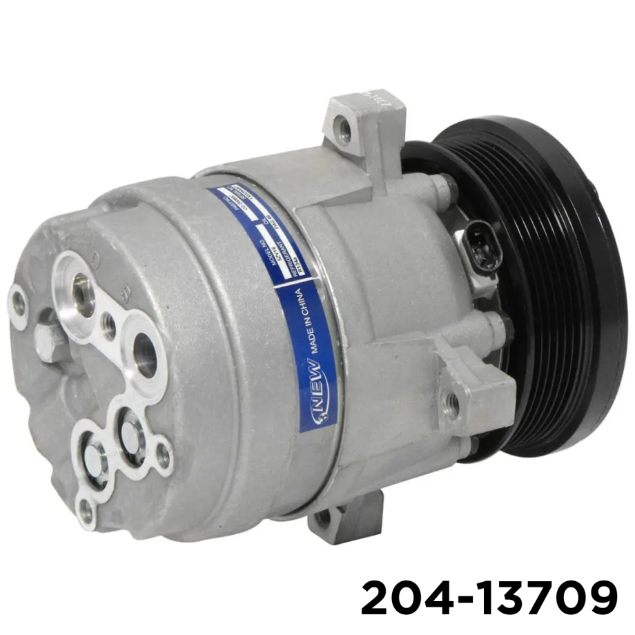 NEW AFTERMARKET V5 A/C COMPRESSOR WITH 6 POLY CLUTCH 12V