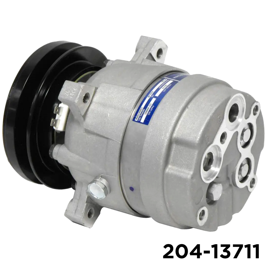 NEW AFTERMARKET V5 A/C COMPRESSOR WITH SINGLE GROOVE CLUTCH 12V
