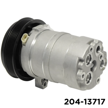 NEW AFTERMARKET HR6/HD6 A/C COMPRESSOR WITH 6 POLY CLUTCH 12V