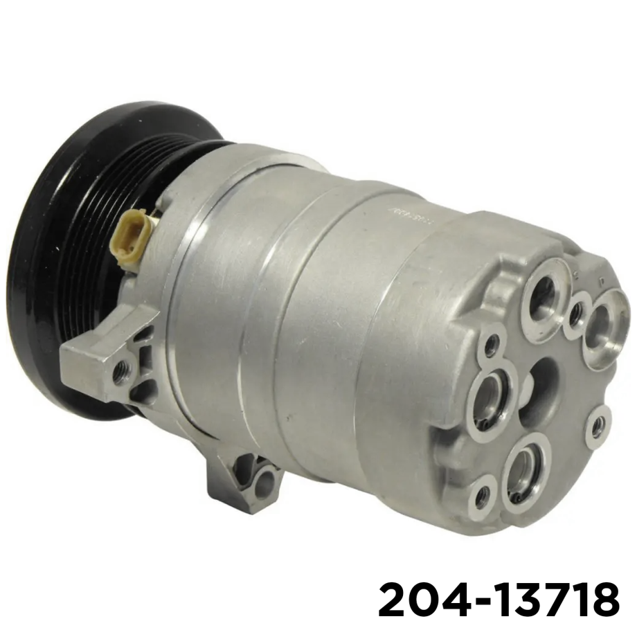 NEW AFTERMARKET HD6 A/C COMPRESSOR WITH 6 POLY CLUTCH 12V