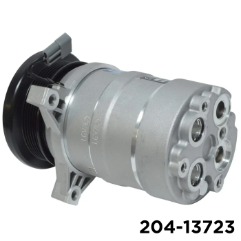 NEW AFTERMARKET HD6 A/C COMPRESSOR WITH 6 POLY CLUTCH 12V