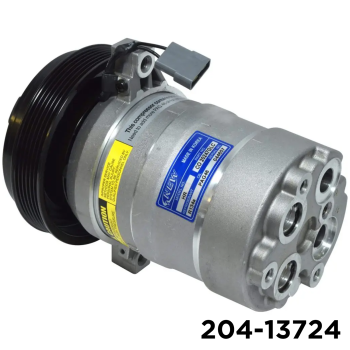 NEW AFTERMARKET HR6/DA6 A/C COMPRESSOR WITH 6 POLY CLUTCH 12V