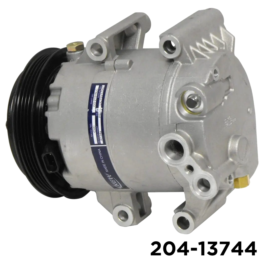 NEW AFTERMARKET CVC A/C COMPRESSOR WITH 4 POLY CLUTCH 12V