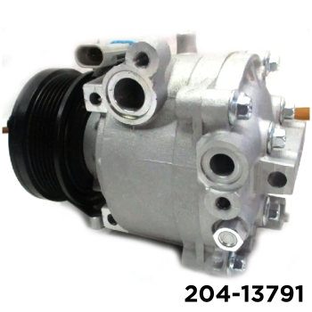 NEW AFTERMARKET QS90 A/C COMPRESSOR WITH 6 POLY CLUTCH 12V