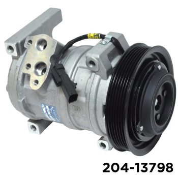 NEW AFTERMARKET 10S17C A/C COMPRESSOR WITH 6 POLY CLUTCH 12V