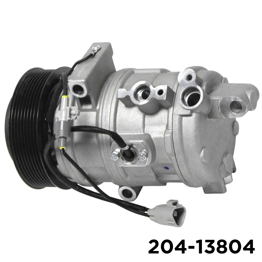 NEW AFTERMARKET 10SR19C A/C COMPRESSOR WITH 6 POLY CLUTCH 12V