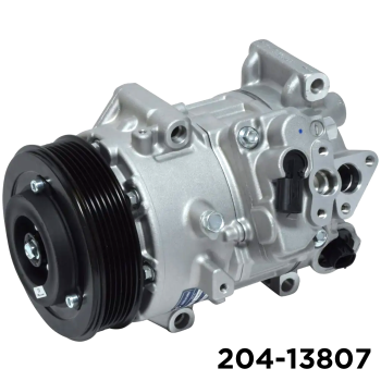 NEW AFTERMARKET TSE17C A/C COMPRESSOR WITH 6 POLY CLUTCH 12V