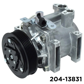 NEW AFTERMARKET DKV10R A/C COMPRESSOR WITH 6 POLY CLUTCH 12V