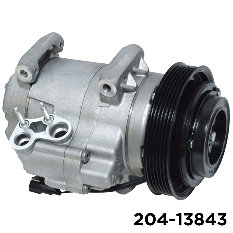 NEW AFTERMARKET A10HF20 A/C COMPRESSOR WITH 6 POLY CLUTCH 12V