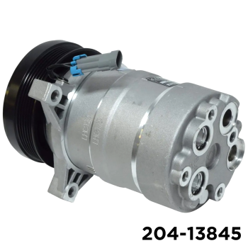 NEW AFTERMARKET HD6 A/C COMPRESSOR WITH 6 POLY CLUTCH 12V