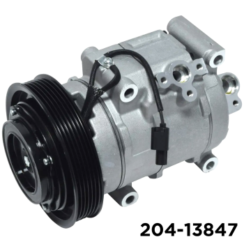 NEW AFTERMARKET 10SRE18C A/C COMPRESSOR WITH 6 POLY CLUTCH 12V